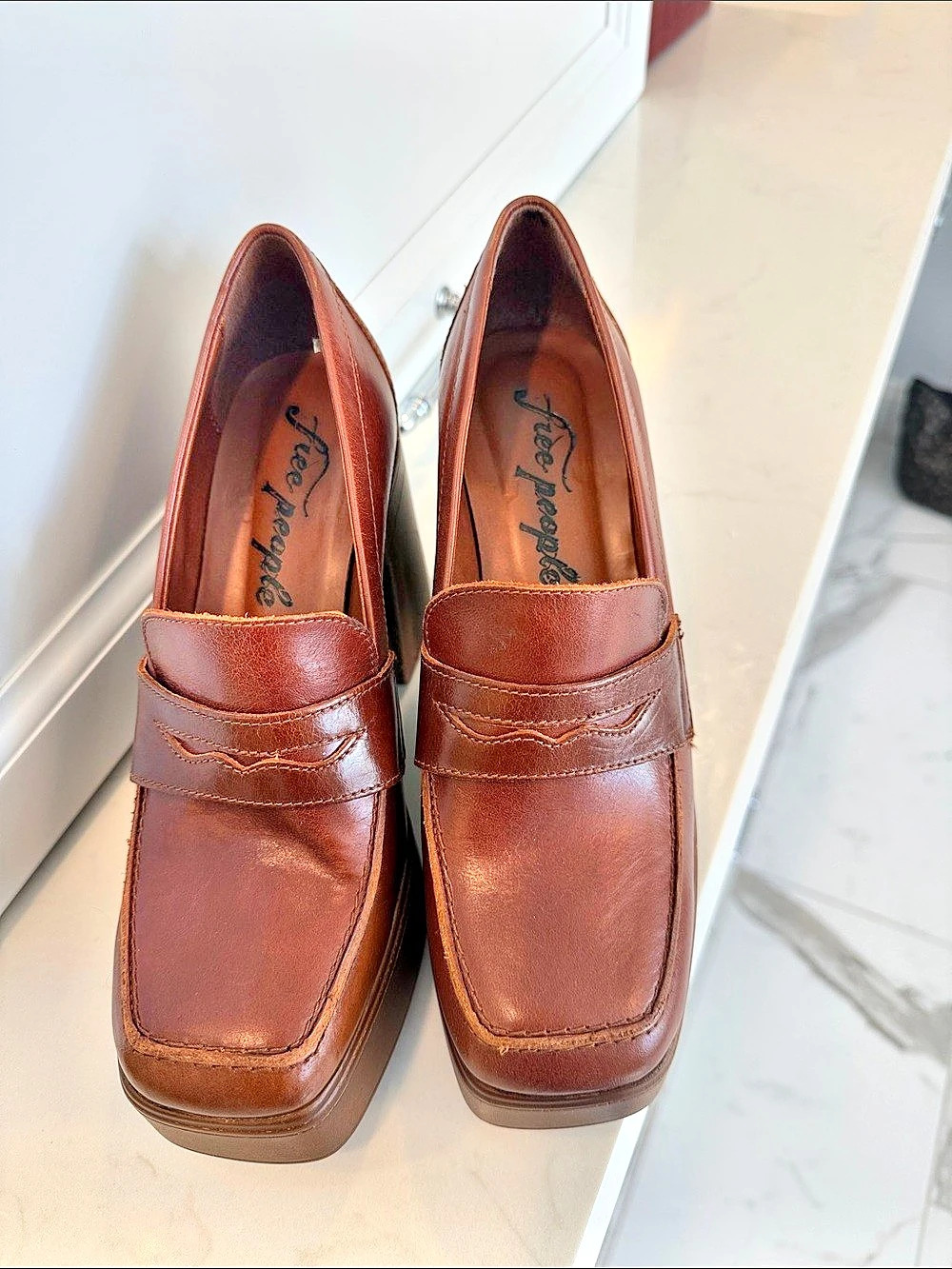 Sam Edelman Brown Platform Heels